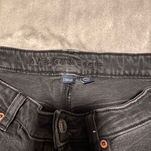 American Eagle Stylish Gray Boyfriend Jeans